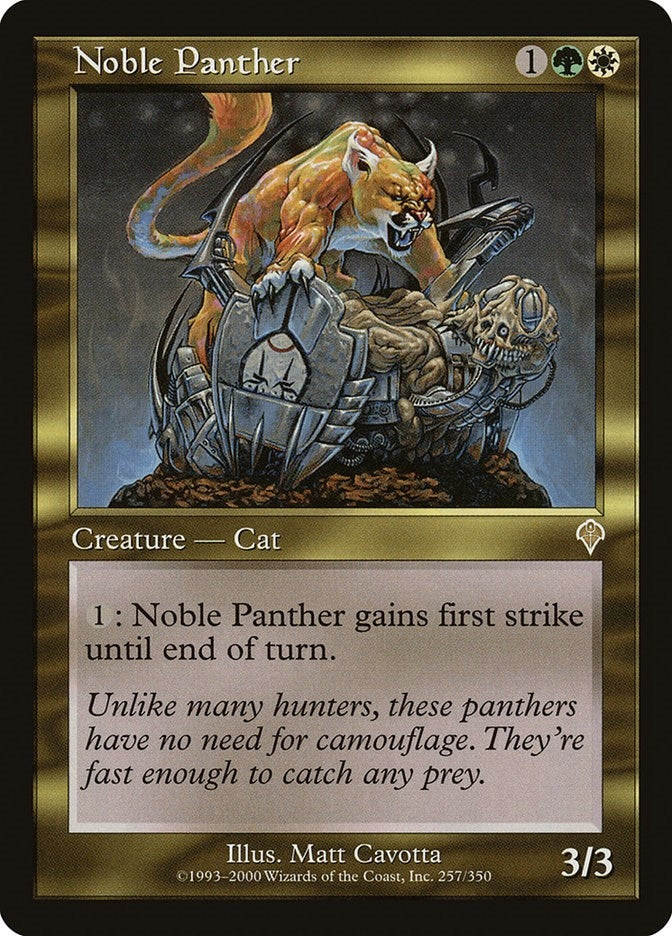 Image for Noble Panther (257) (INV) - Magic: The Gathering