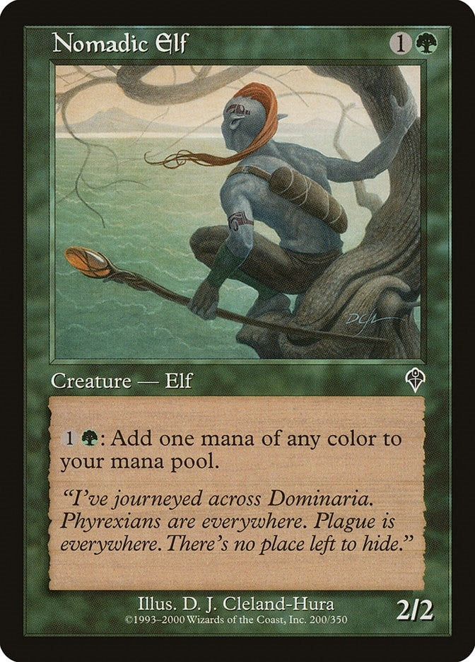 Image for Nomadic Elf (200) (INV) - Magic: The Gathering
