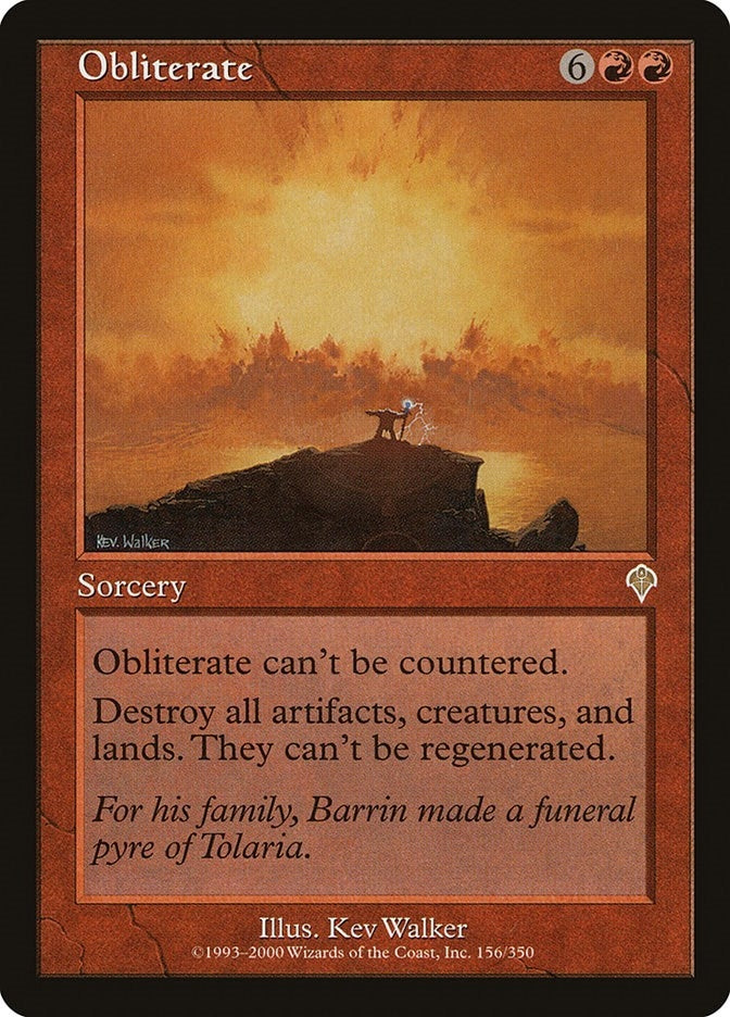 Image for Obliterate (156) (INV) - Magic: The Gathering