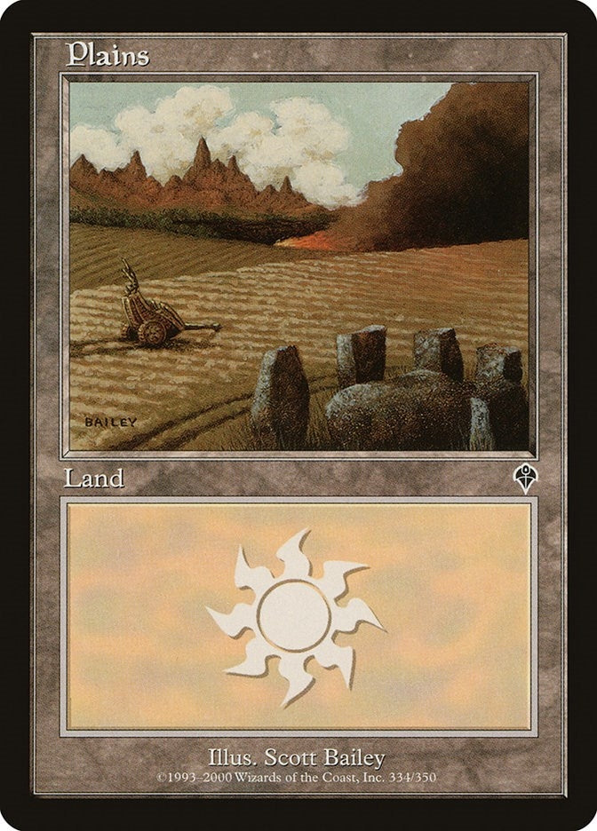 Image for Plains (334) (334) (INV) - Magic: The Gathering