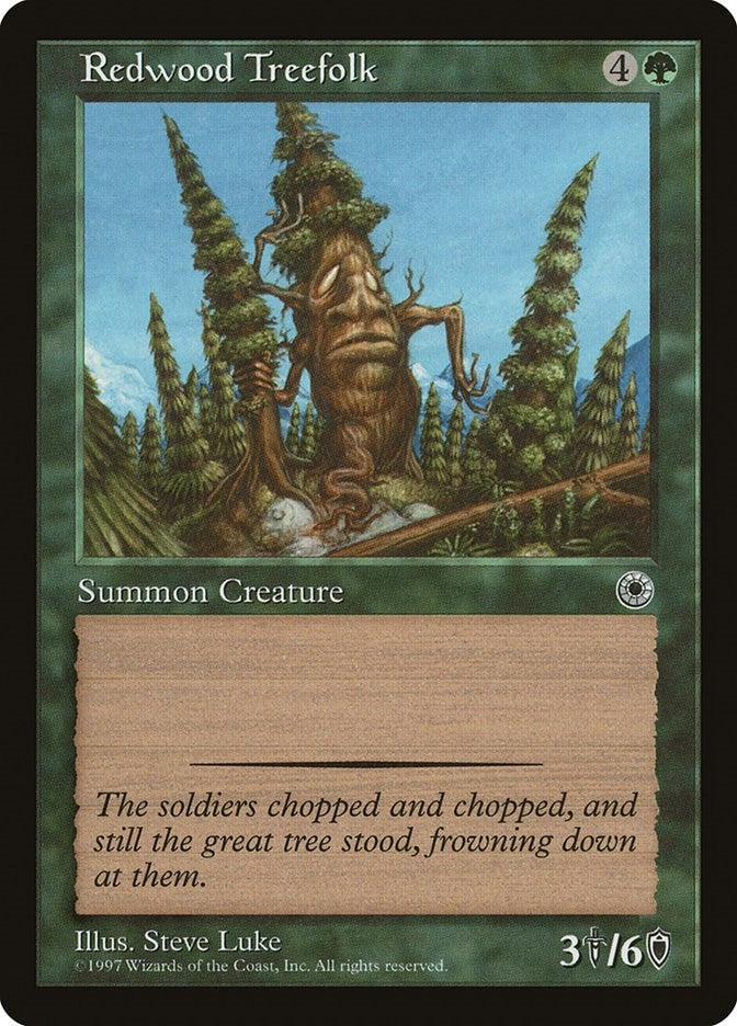 Image for Redwood Treefolk (POR) - Magic: The Gathering