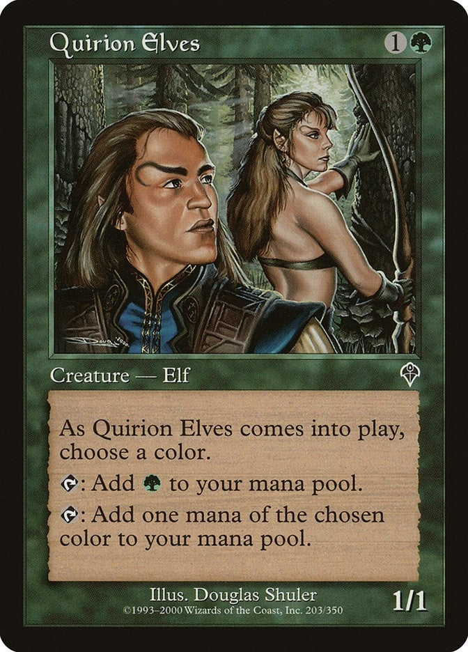 Image for Quirion Elves (203) (INV) - Magic: The Gathering