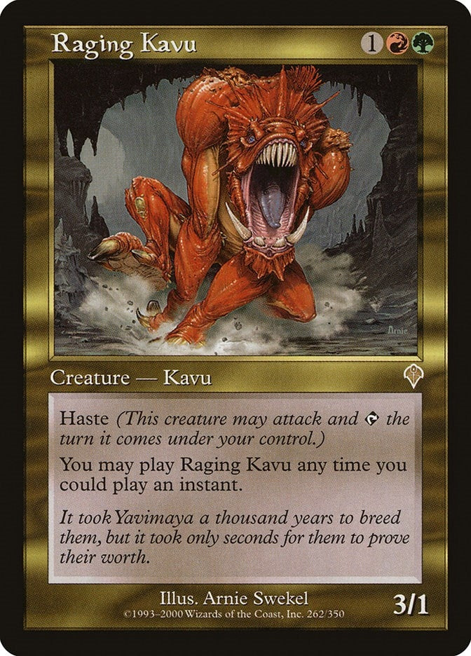Image for Raging Kavu (262) (INV) - Magic: The Gathering