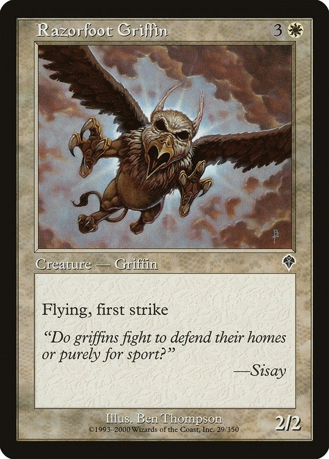Image for Razorfoot Griffin (29) (INV) - Magic: The Gathering