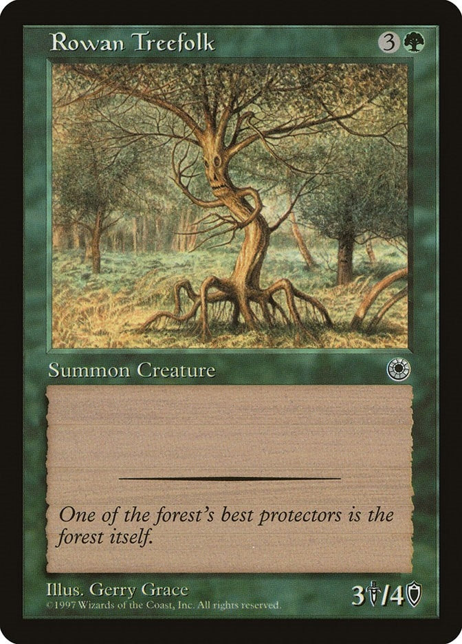 Image for Rowan Treefolk (POR) - Magic: The Gathering
