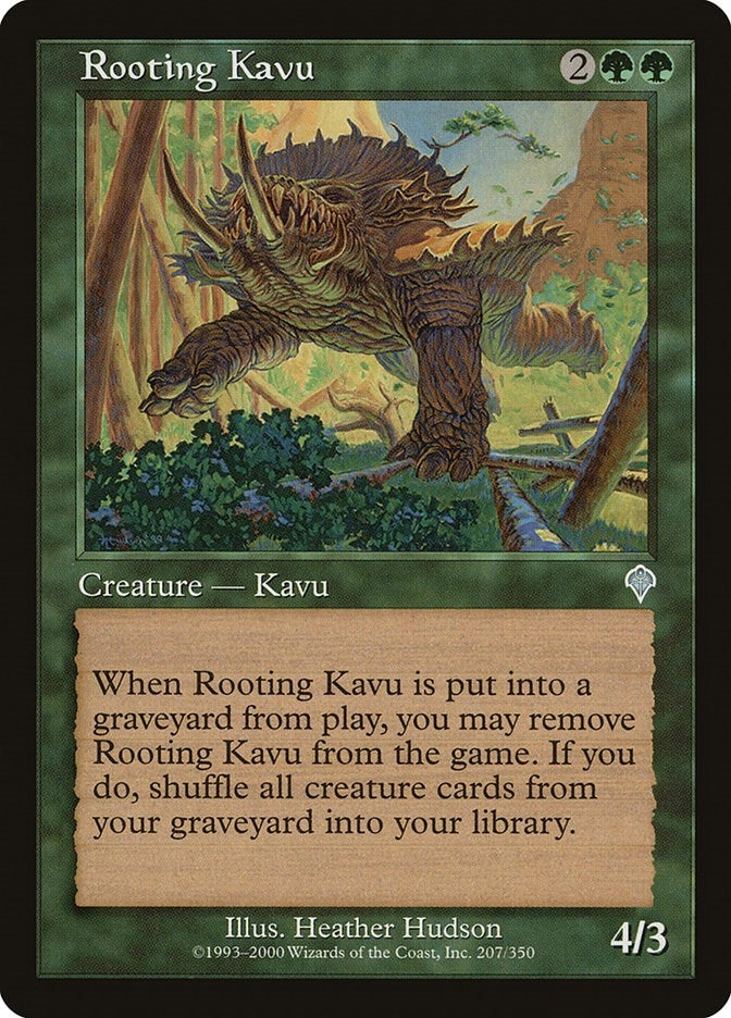 Image for Rooting Kavu (207) (INV) - Magic: The Gathering