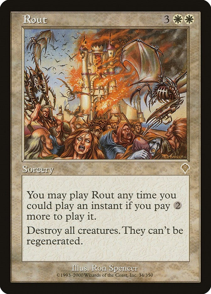 Image for Rout (34) (INV) - Magic: The Gathering