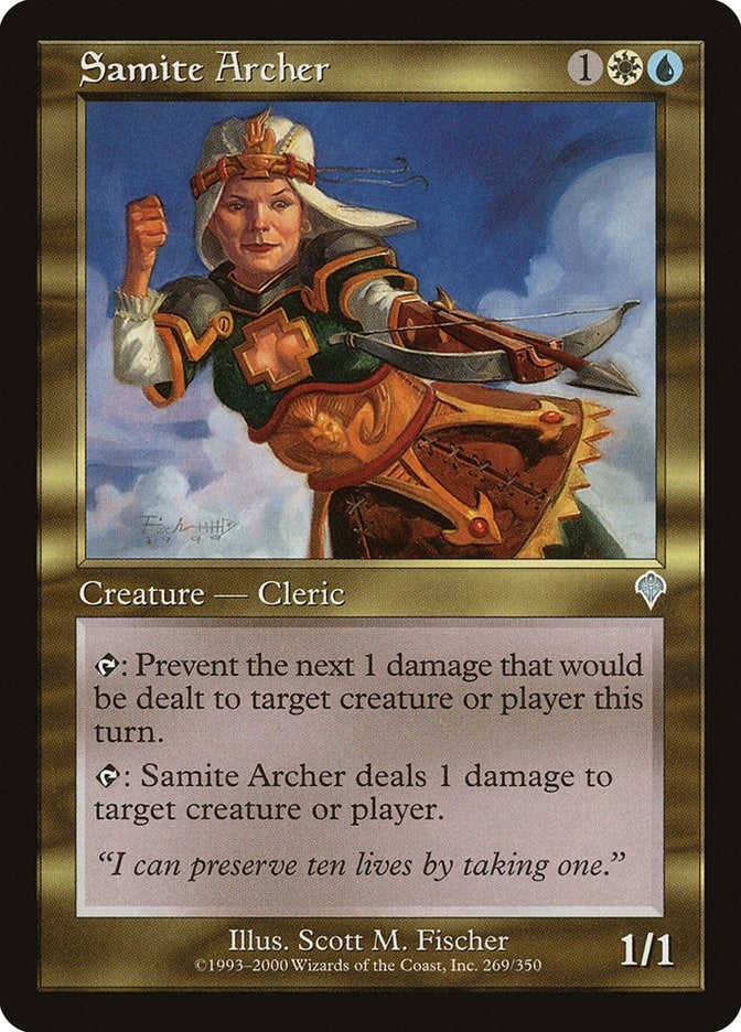 Image for Samite Archer (269) (INV) - Magic: The Gathering