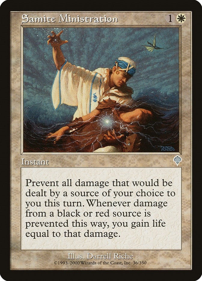 Image for Samite Ministration (36) (INV) - Magic: The Gathering