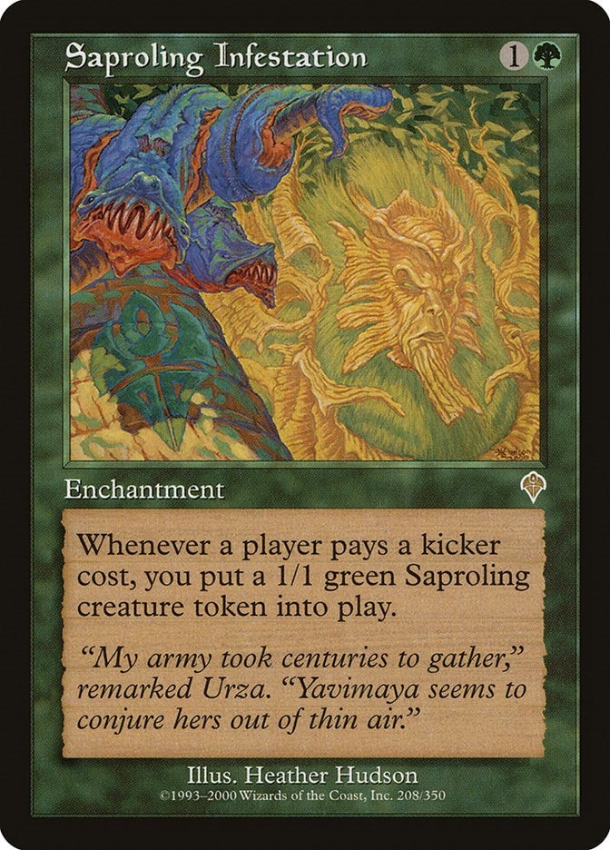 Image for Saproling Infestation (208) (INV) - Magic: The Gathering