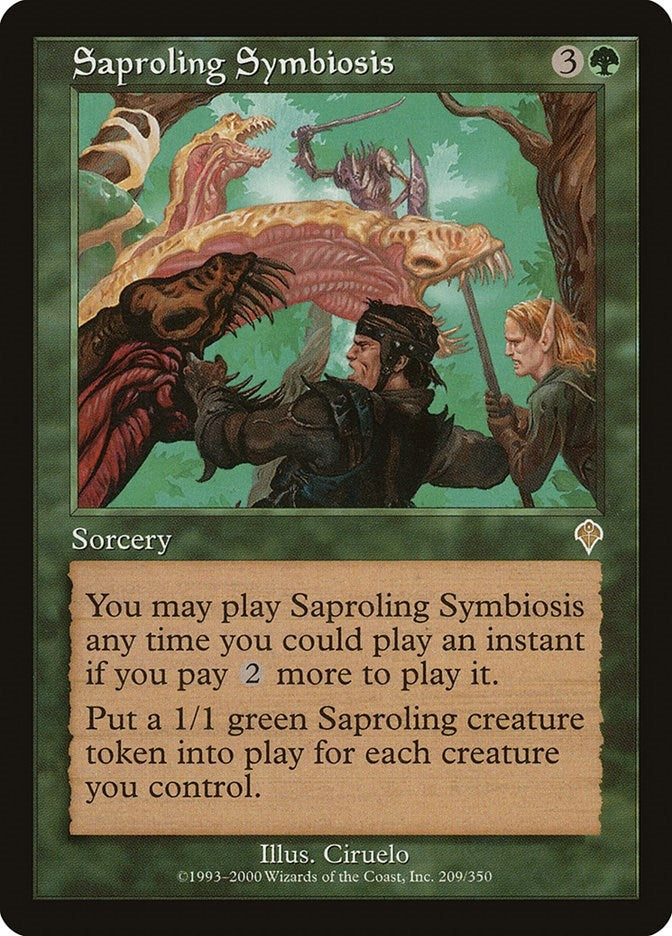Image for Saproling Symbiosis (209) (INV) - Magic: The Gathering
