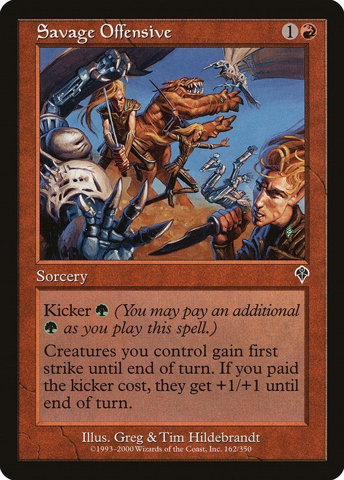 Image for Savage Offensive (162) (INV) - Magic: The Gathering