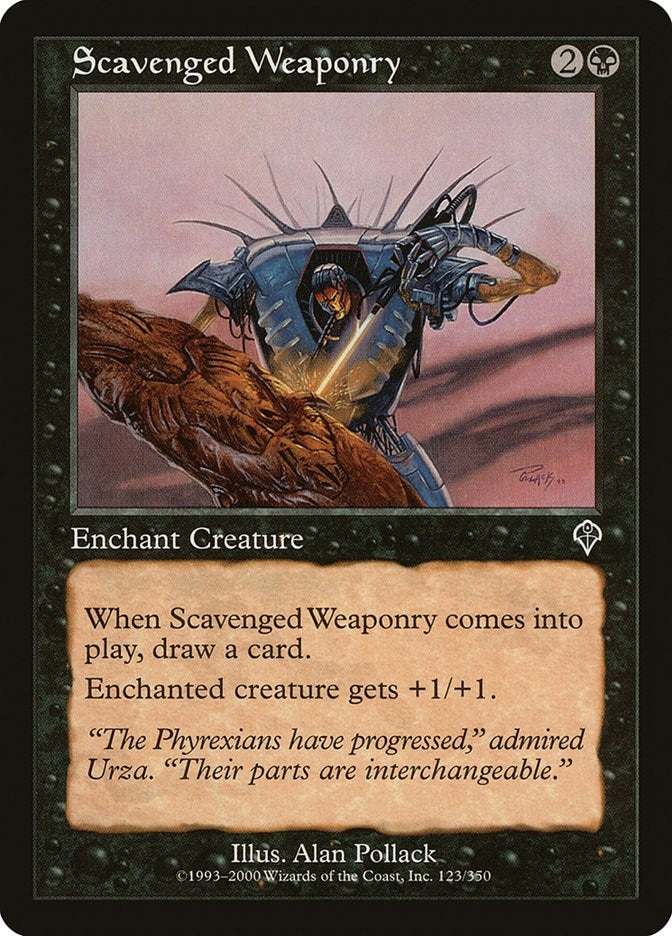 Image for Scavenged Weaponry (123) (INV) - Magic: The Gathering