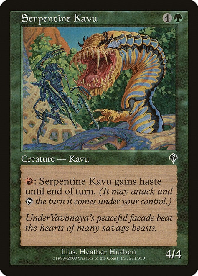 Image for Serpentine Kavu (211) (INV) - Magic: The Gathering