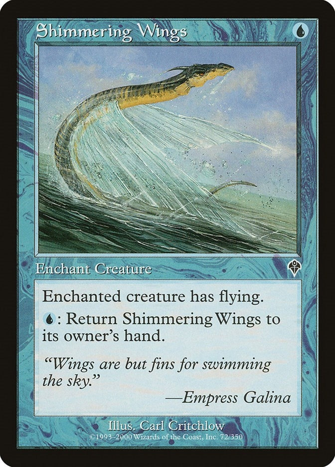 Image for Shimmering Wings (72) (INV) - Magic: The Gathering