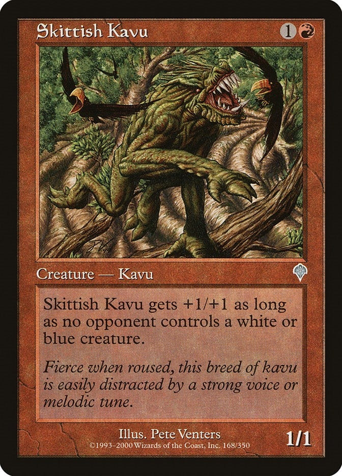 Image for Skittish Kavu (168) (INV) - Magic: The Gathering