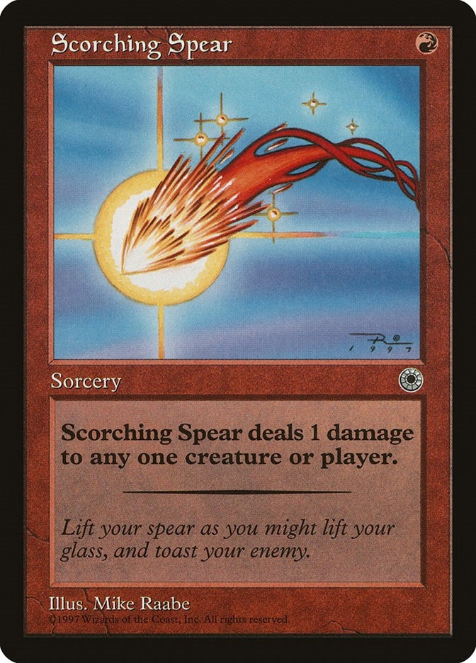 Image for Scorching Spear (POR) - Magic: The Gathering