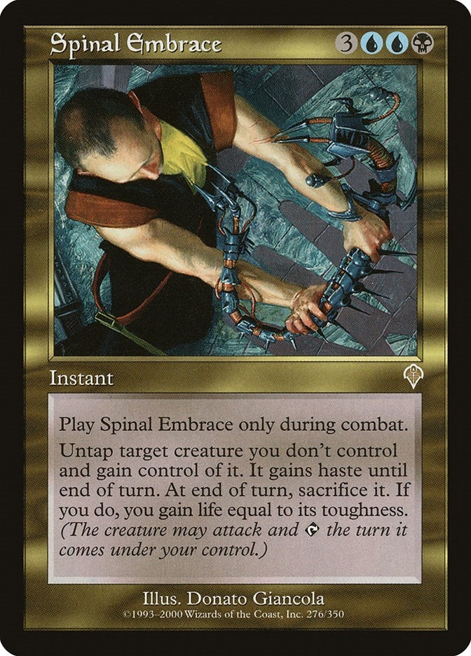 Image for Spinal Embrace (276) (INV) - Magic: The Gathering