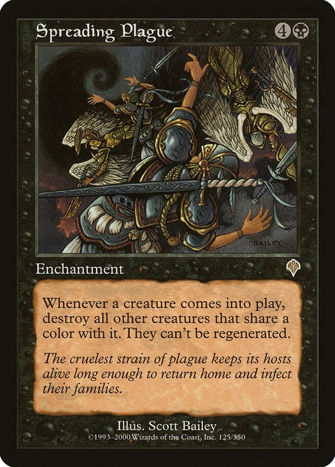 Image for Spreading Plague (125) (INV) - Magic: The Gathering