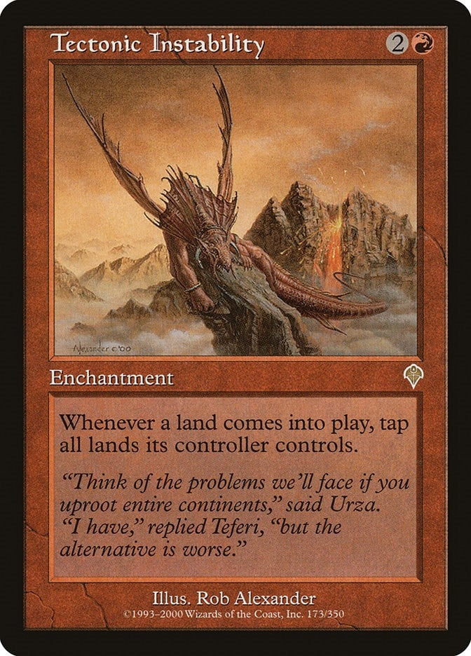 Image for Tectonic Instability (173) (INV) - Magic: The Gathering