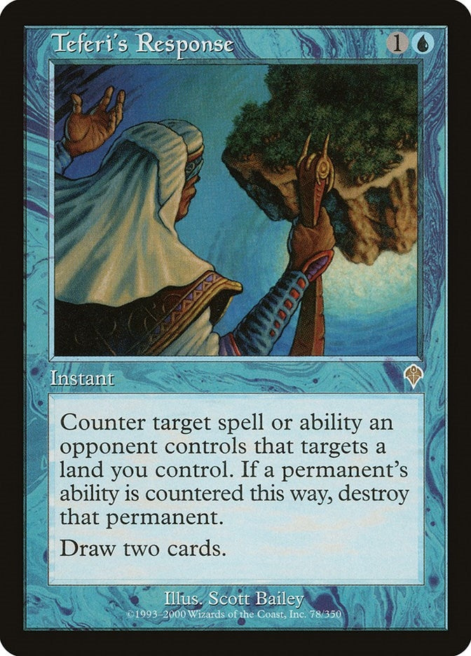 Image for Teferi's Response (78) (INV) - Magic: The Gathering