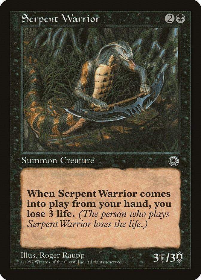 Image for Serpent Warrior (POR) - Magic: The Gathering