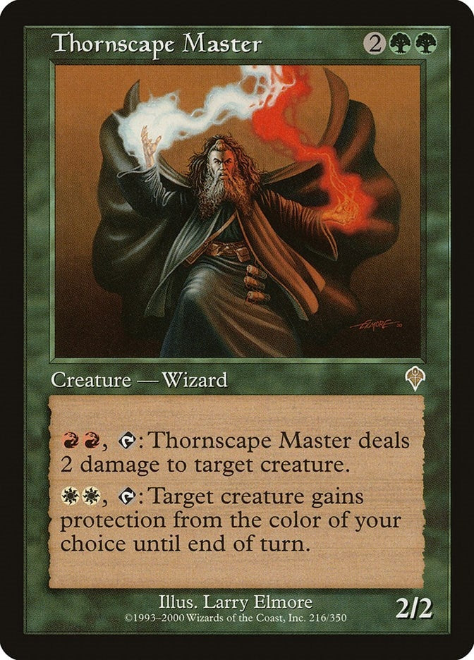 Image for Thornscape Master (216) (INV) - Magic: The Gathering