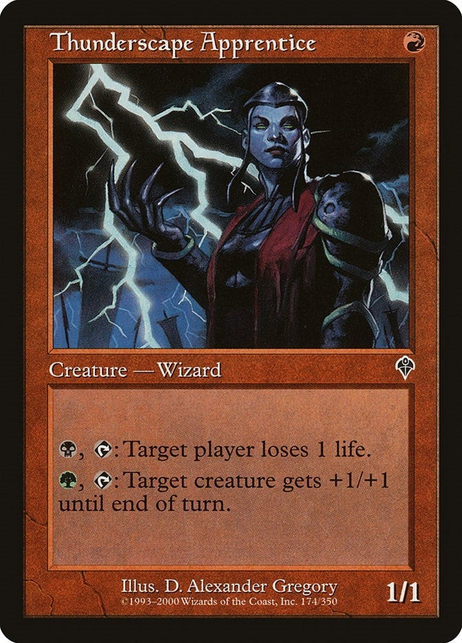Image for Thunderscape Apprentice (174) (INV) - Magic: The Gathering