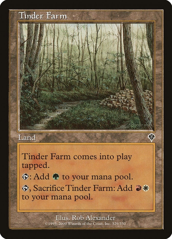 Image for Tinder Farm (329) (INV) - Magic: The Gathering
