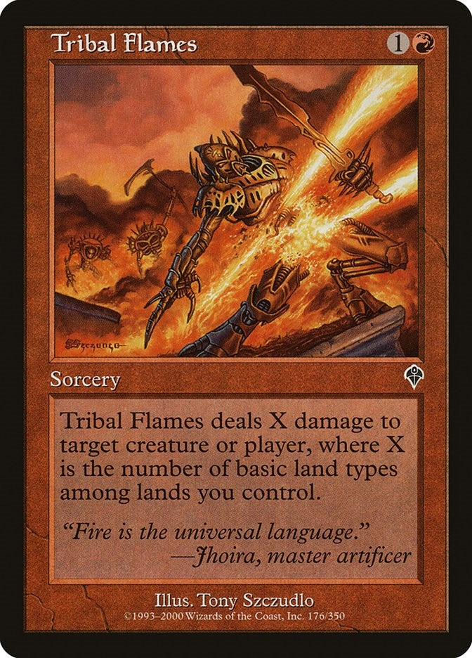 Image for Tribal Flames (176) (INV) - Magic: The Gathering