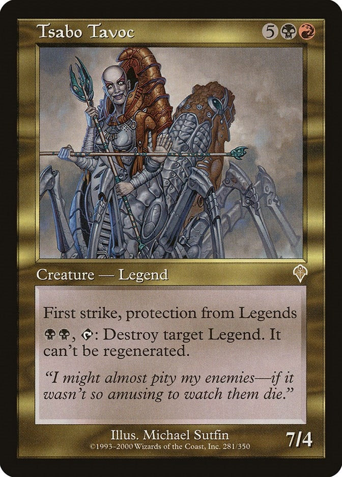 Image for Tsabo Tavoc (281) (INV) - Magic: The Gathering