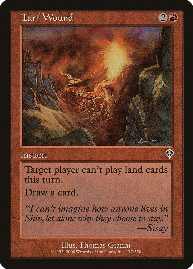 Image for Turf Wound (177) (INV) - Magic: The Gathering