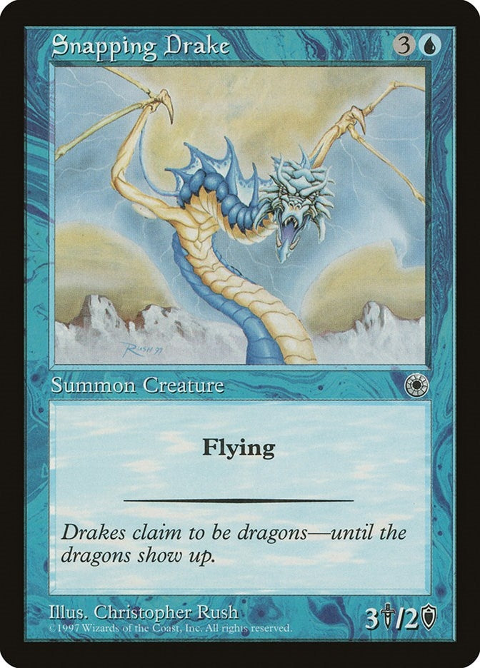 Image for Snapping Drake (POR) - Magic: The Gathering