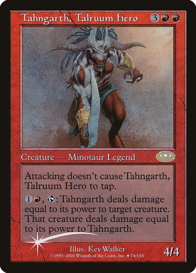 Image for Tahngarth, Talruum Hero (Alt. Art Foil) (74) (PLS) - Magic: The Gathering