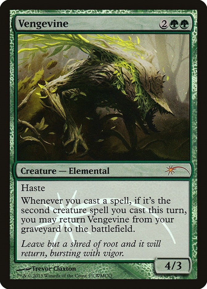 Image for Vengevine (1) (WMCQ) - Magic: The Gathering