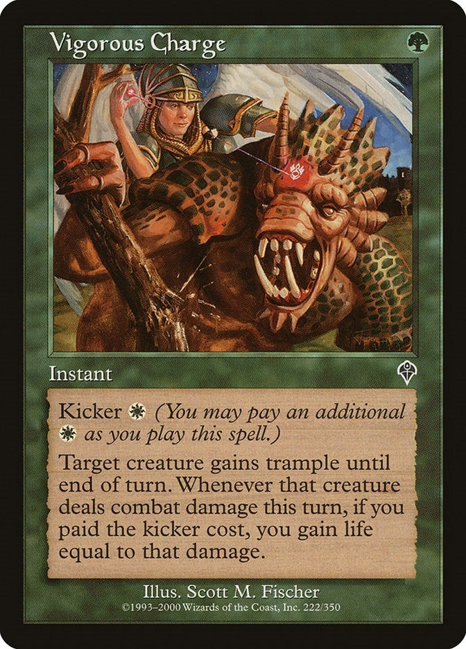 Image for Vigorous Charge (222) (INV) - Magic: The Gathering