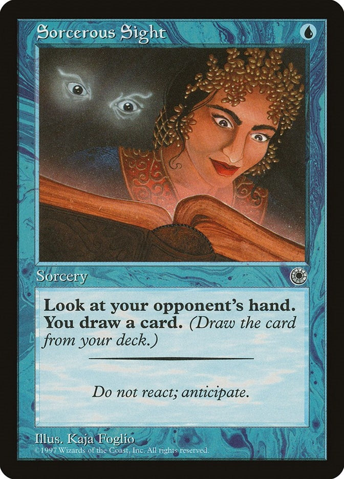 Image for Sorcerous Sight (POR) - Magic: The Gathering