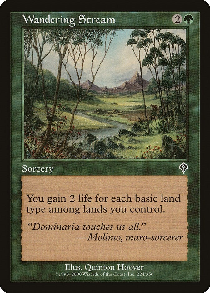 Image for Wandering Stream (224) (INV) - Magic: The Gathering