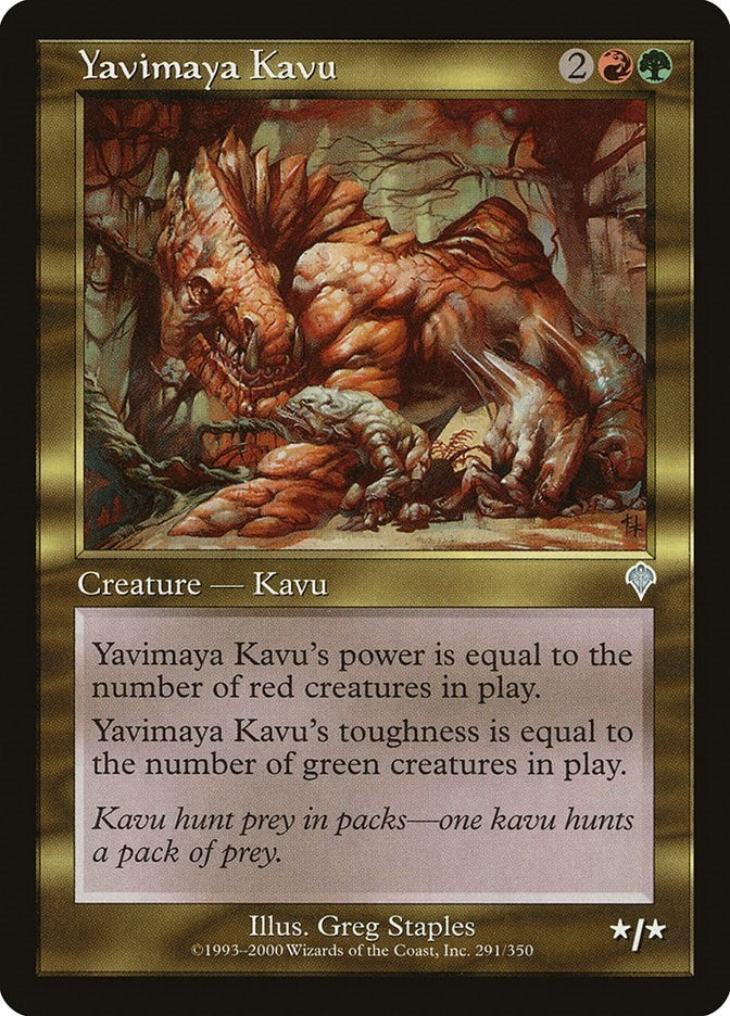 Image for Yavimaya Kavu (291) (INV) - Magic: The Gathering