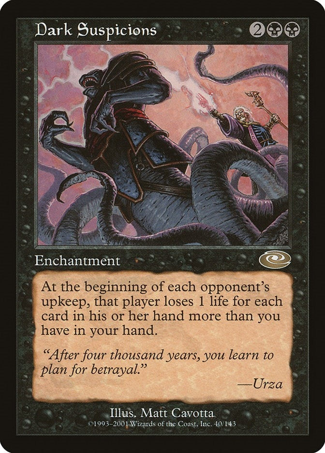 Image for Dark Suspicions (40) (PLS) - Magic: The Gathering