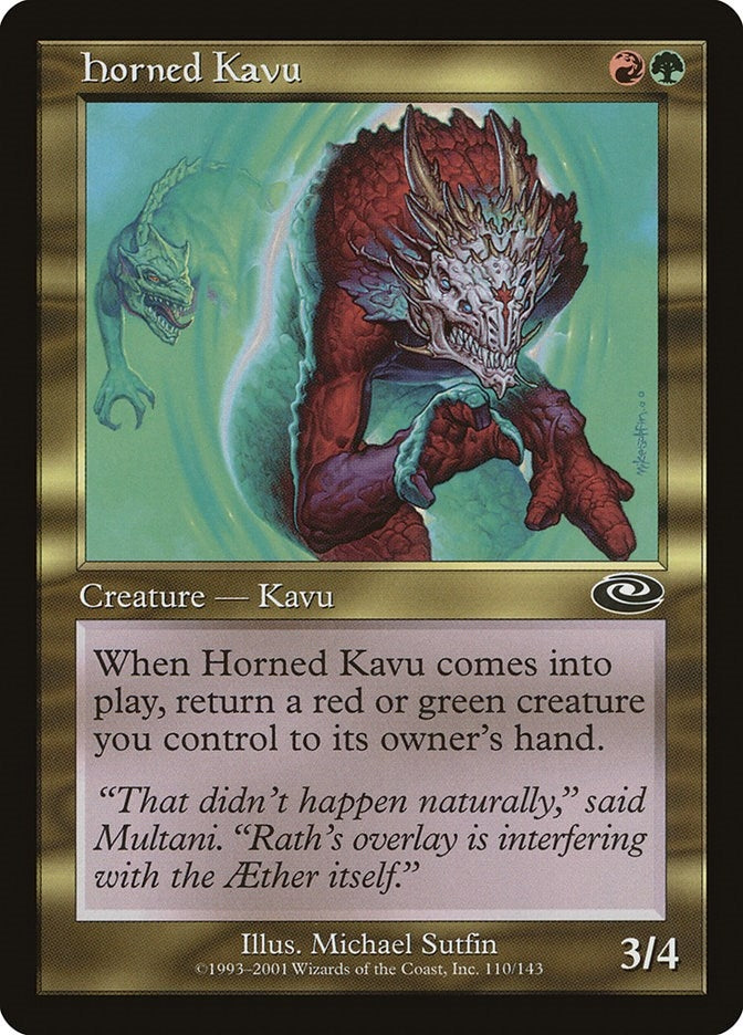 Image for Horned Kavu (110) (PLS) - Magic: The Gathering