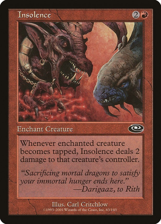 Image for Insolence (63) (PLS) - Magic: The Gathering