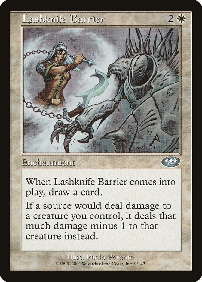 Image for Lashknife Barrier (9) (PLS) - Magic: The Gathering