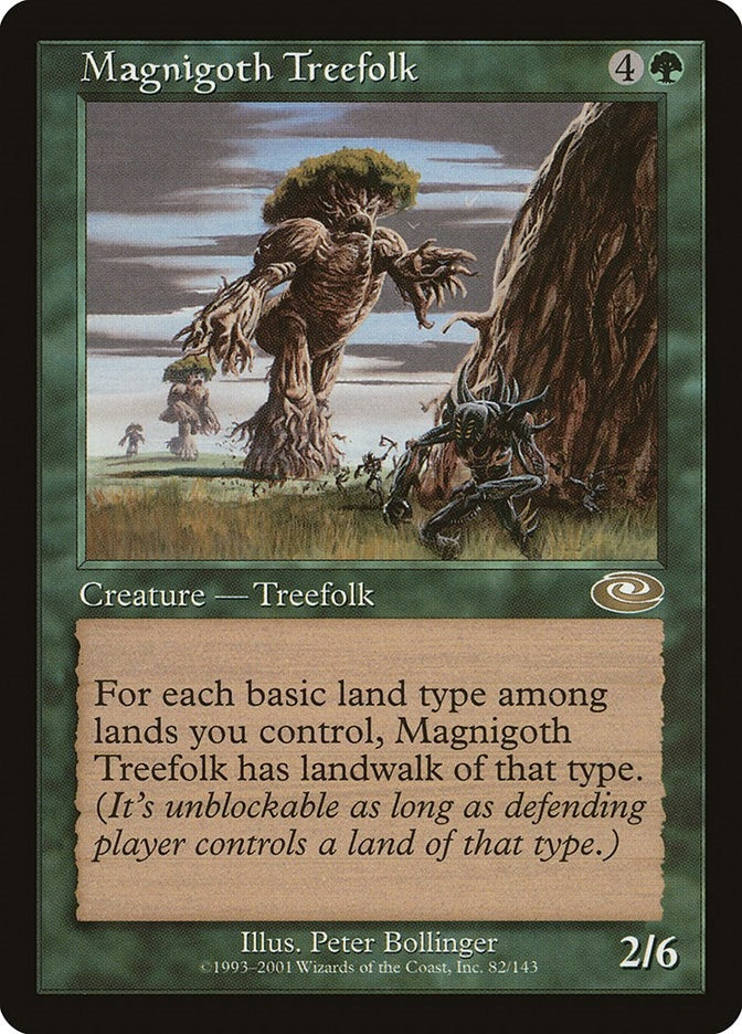 Image for Magnigoth Treefolk (82) (PLS) - Magic: The Gathering