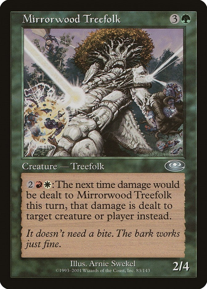 Image for Mirrorwood Treefolk (83) (PLS) - Magic: The Gathering
