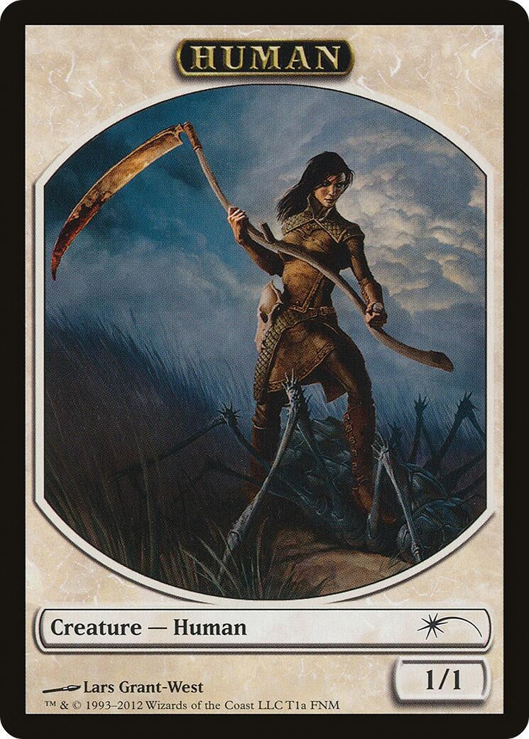 Image for Human // Wolf Double-Sided Token (1a // 1b) (FNM) - Magic: The Gathering