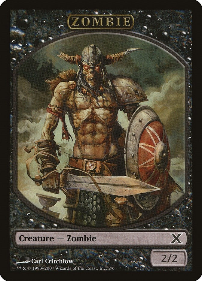 Image for Zombie Token (2) (10E) - Magic: The Gathering