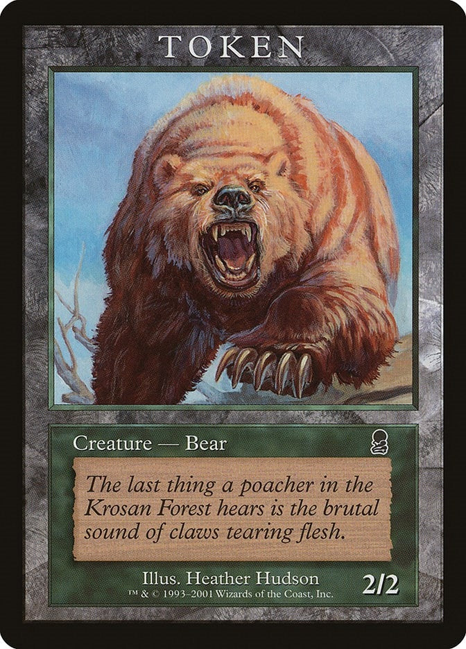 Image for Bear Token (ODY) (MPRP) - Magic: The Gathering