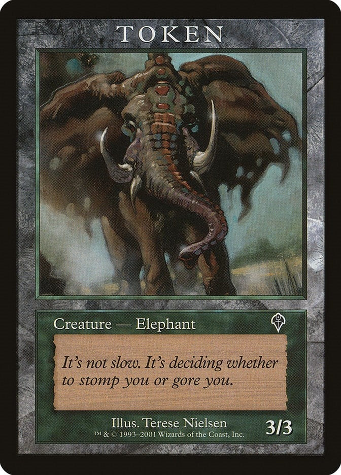Image for Elephant Token (INV) (MPRP) - Magic: The Gathering