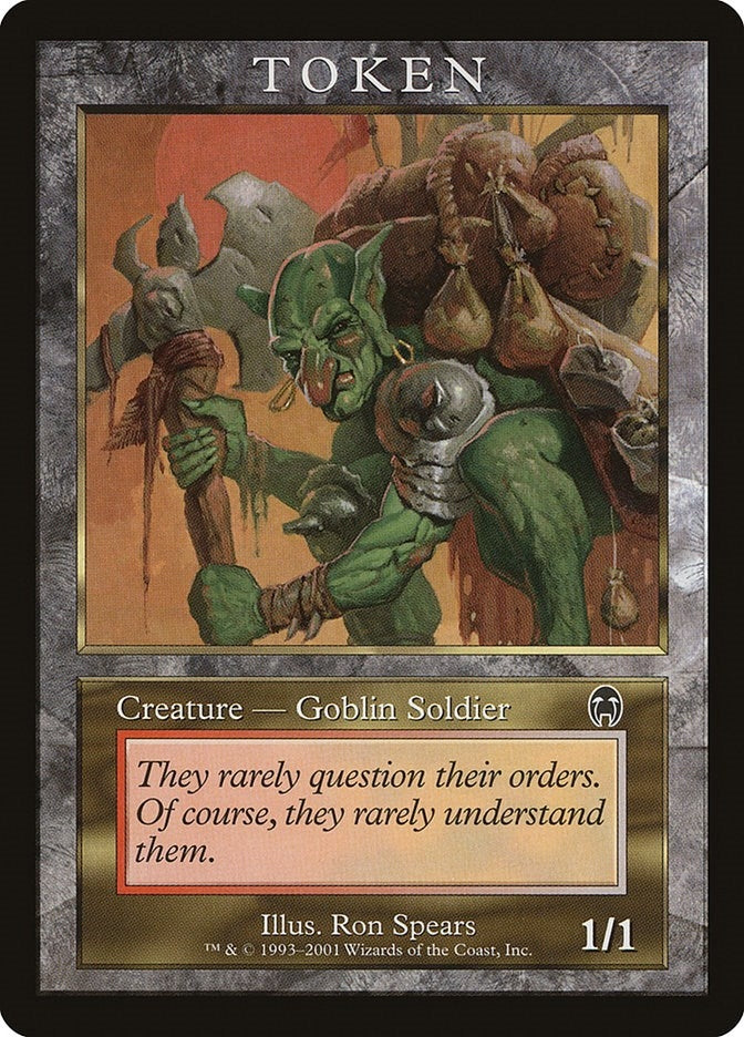 Image for Goblin Soldier Token (APC) (MPRP) - Magic: The Gathering